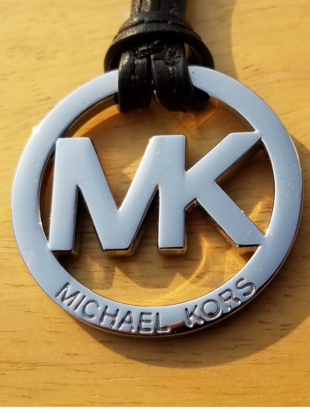 New Michael Kors Logo Medallion Hanging Tag Charm